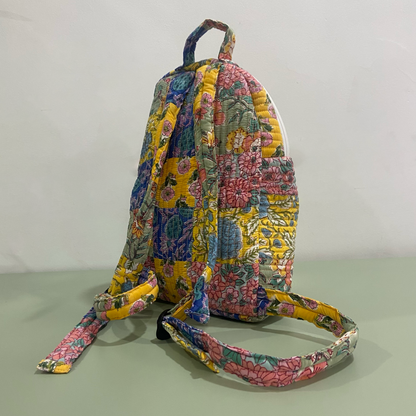 Multicolor Patchwork Backpack