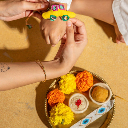 Zero Waste Car Rakhi-Rakhis-House of Ekam