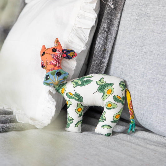 Zero Waste Cow Soft Toy-Toys-House of Ekam